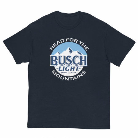 Busch Light Head For The Mountains Logo T-Shirt